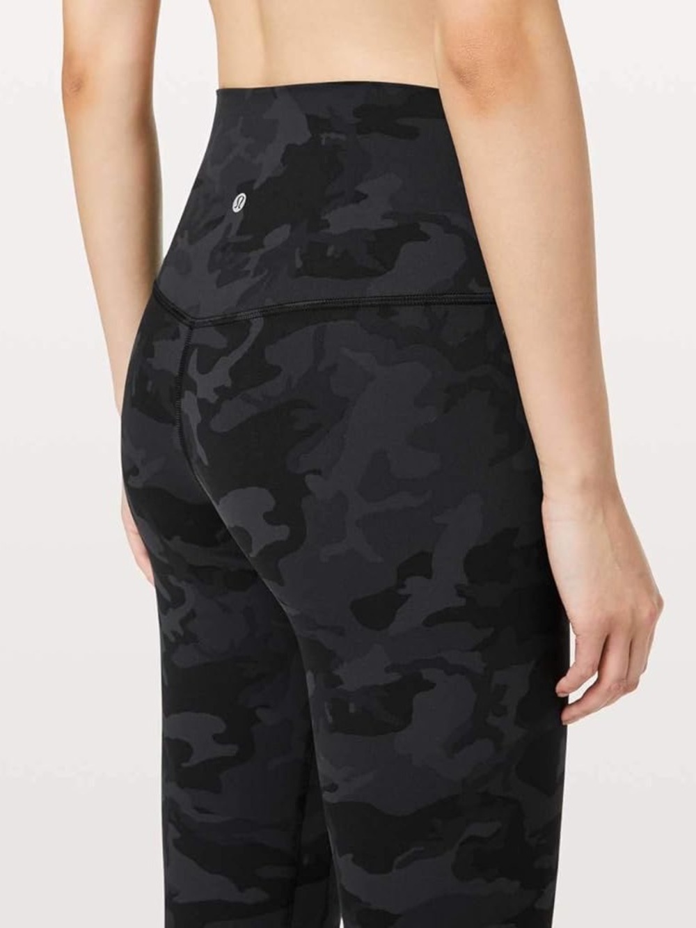 lululemon athletica Grey Camouflage Align Cropped Leggings - Picture 2 of 4